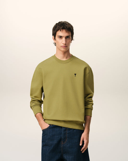 Green Cotton Ami De Coeur Sweatshirt